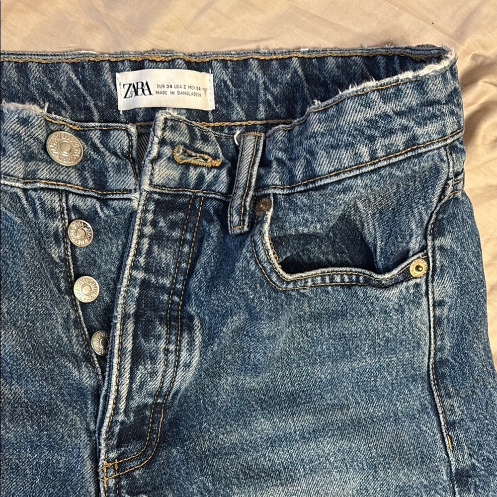 Zara Blue Denim Jeans